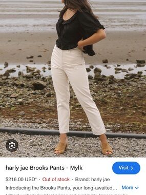 harly jae Brooks Pants in Mylk